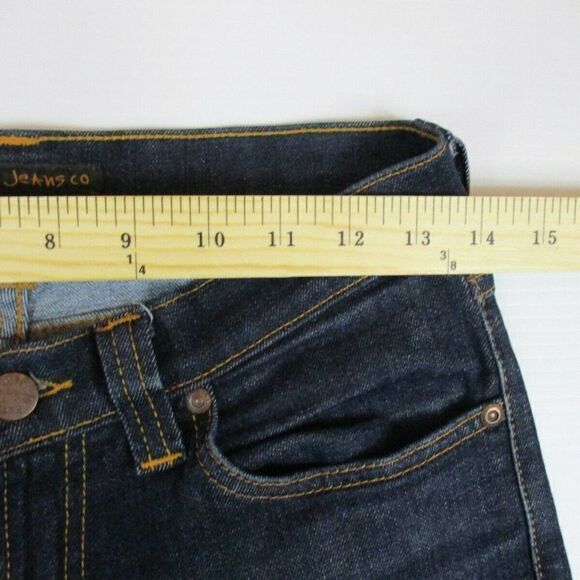 NUDIE Jeans Tight Long John Organic Twill Rinsed Adult Size 27 x 34 Men's Denim - Picture 6 of 8